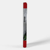 Cute Giant Panda Dark Red Background, Name Case-Mate iPhone Case (Achterkant / Rechts)