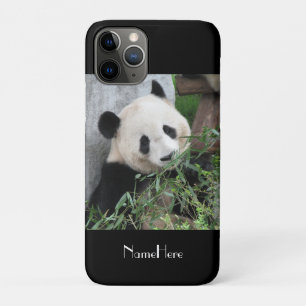 Cute Giant Panda, naam, zwart iPhone 11 Pro Hoesje