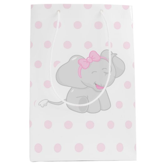 Cute Gift Bag Baby shower Medium Cadeauzakje (Voorkant)
