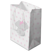 Cute Gift Bag Baby shower Medium Cadeauzakje (Achterkant Gekanteld)