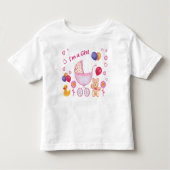 Cute gift Colorful Toddler Girl Shirt (Voorkant)