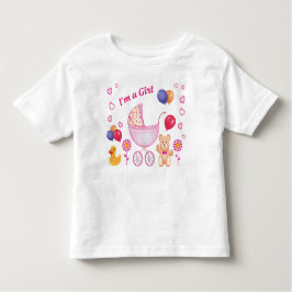 Cute gift Colorful Toddler Girl Shirt