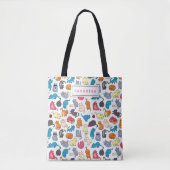 Cute Gift for Cat Lover Cat mam Personalized Tote Bag (Voorkant)
