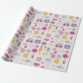 Cute Gift for Kids, Babies & Baby Showers Cadeaupapier (Uitgerold)