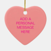 CUTE GIFT FOR NANA KEEP CALM PINK ORNAMENT GRANDMA (Achterkant)