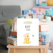 Cute Gift Table Boy Teddy Bear Baby shower Poster