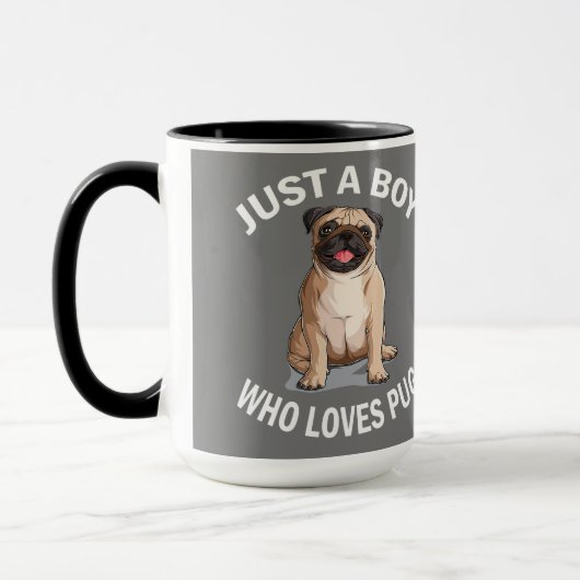 Cute Giften voor Hondenliefhebbers met Pug Mok (Links)