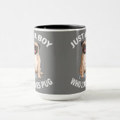 Cute Giften voor Hondenliefhebbers met Pug Mok (Midden)