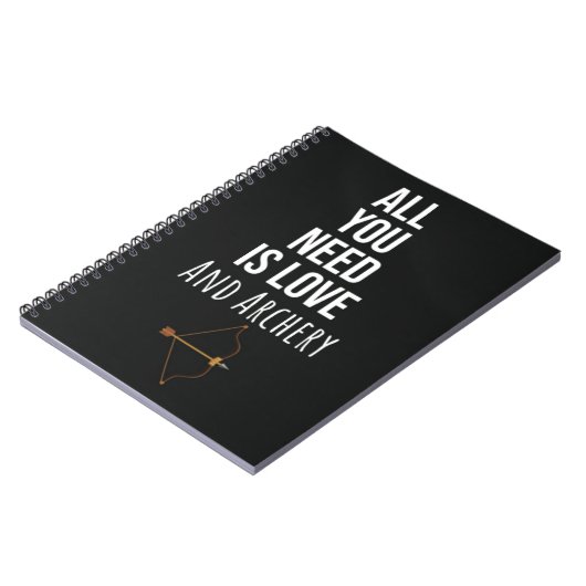 Cute Gifts For Archery Lovers Sport Bow And Arrows Notitieboek (Linkerzijde)