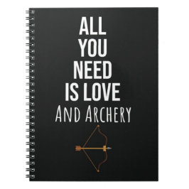 Cute Gifts For Archery Lovers Sport Bow And Arrows Notitieboek