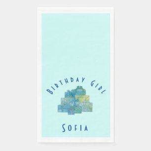 Cute Gifts for Birthday Girl Blue Green Servet