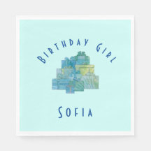 Cute Gifts for Birthday Girl Blue Green
