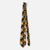 Cute Gifts For Dad Gardenias Floral Stropdas (Voorkant)