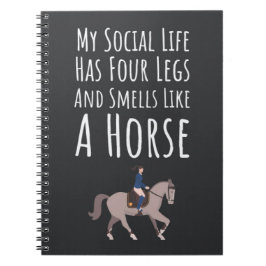 Cute Gifts For Equestrian Riders Horse Lover Funny Notitieboek