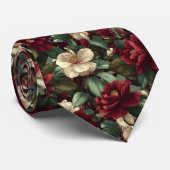 Cute Gifts For Father Gardenias Stropdas (Opgerold)