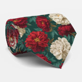 Cute Gifts For Guys Peonies Floral Stropdas (Opgerold)
