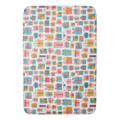 Cute Gifts in Bags and Boxes with Ribbons Pattern Badmat (Voorkant Verticaal)