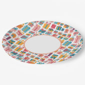 Cute Gifts in Bags and Boxes with Ribbons Pattern Papieren Bordje (Gekanteld)