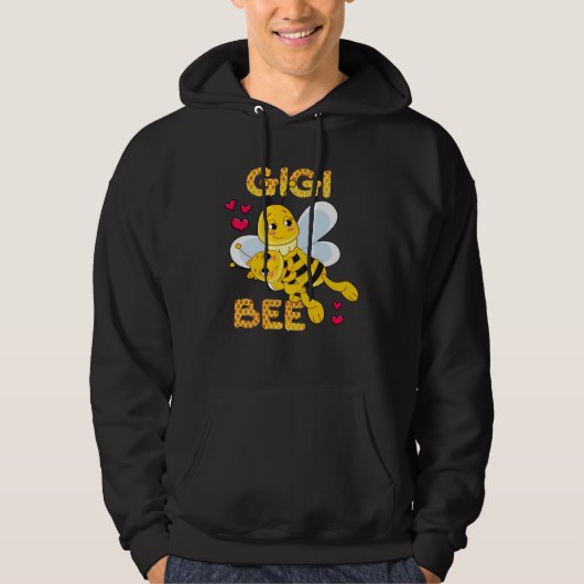 Cute Gigi Bee Mother's Day Beekeeper Matching Fami Hoodie (Voorkant)