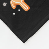 Cute Gigi Gingerbread Family Matching Christmas Co Fleece Deken (Hoek)