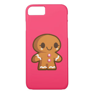 Cute Gingberbrood Man iPhone 8/7 Hoesje
