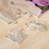 Cute Ginger Cat Kitten in Flowery Garden _ Game Legpuzzel (Zijkant)