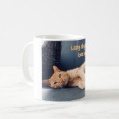 Cute ginger cat koffiemok (Voorkant links)