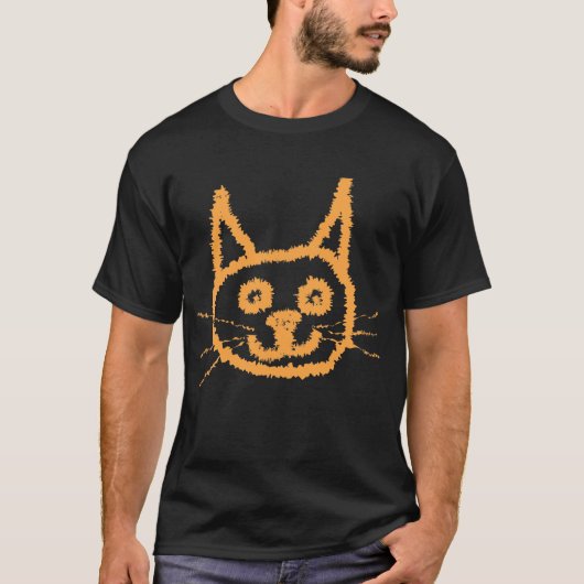Cute Ginger Cat. T-shirt (Voorkant)