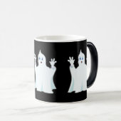 Cute Ginger Ghost Magische Mok (Voorkant rechts)