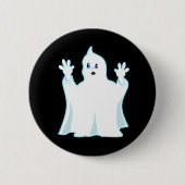 Cute Ginger Ghost Ronde Button 5,7 Cm (Voorkant)