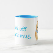 Cute ginger kitten gepersonaliseerde mug mok (Midden)