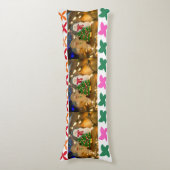 Cute Gingerbread Christmas Body Pillow Lichaamskussen (Voorkant Verticaal)
