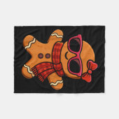 Cute Gingerbread Christmas For Women Girls Xmas  Fleece Deken (Voorkant (Horizontaal))