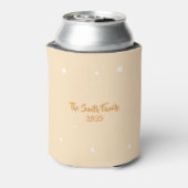 Cute Gingerbread Christmas Personalized Can Cooler (Blikje Achterkant)