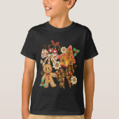 Cute Gingerbread Christmas Preppy Coquette Holiday T-shirt (Voorkant)