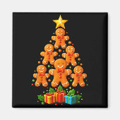 Cute Gingerbread Christmas Tree Holiday Funny Xmas Magneet (Voorkant)