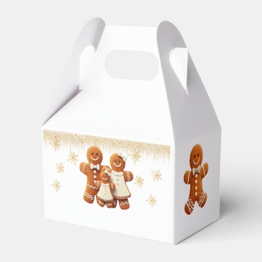 Cute Gingerbread Cookie Decorating Party Bedankdoosjes (Achterkant)