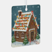 Cute Gingerbread House Christmas Ornament (Voorkant Rechts)