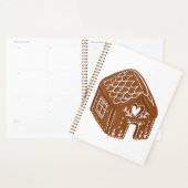 Cute Gingerbread House Holiday Cookie Planner (Display)