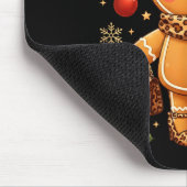 Cute Gingerbread Leopard Christmas Xmas Girl Women Muismat (Hoek)