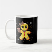 Cute Gingerbread Leopard Coquette Christmas  Koffiemok (Links)