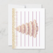 Cute Gingerbread Man Christmas recipe card (Achterkant)