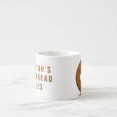 Cute Gingerbread Man Cookie Christmas Holiday Espresso Kop (Voorkant)