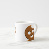 Cute Gingerbread Man Cookie Christmas Holiday Espresso Kop (Voorkant rechts)