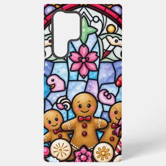 Cute gingerbread men phone cover samsung galaxy hoesje