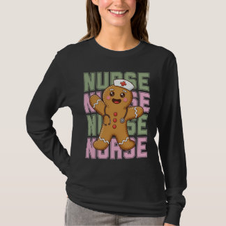 Cute Gingerbread Nurse Christmas Shirt