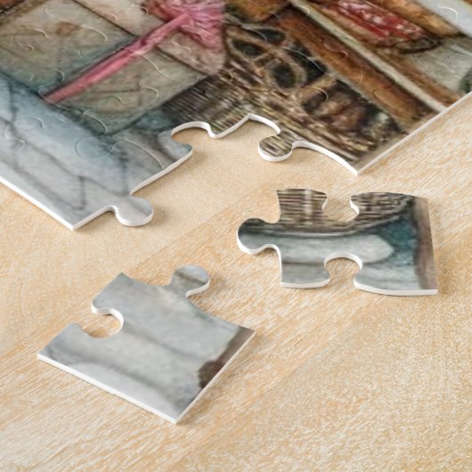 CUTE GINGERBREAD SHOP LEGPUZZEL (Zijkant)