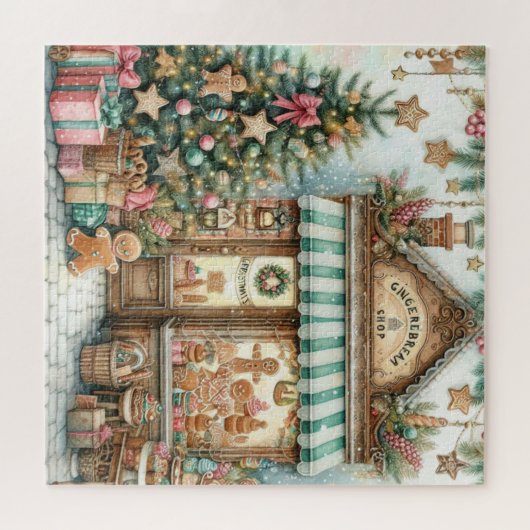 CUTE GINGERBREAD SHOP LEGPUZZEL (Horizontaal)