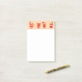 Cute Gingerbreads Post-it® Notes (Op bureau)