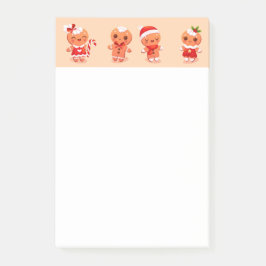 Cute Gingerbreads Post-it® Notes